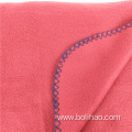 Bolihao blanket cheap comfort solid color polar fleece blanket for winter